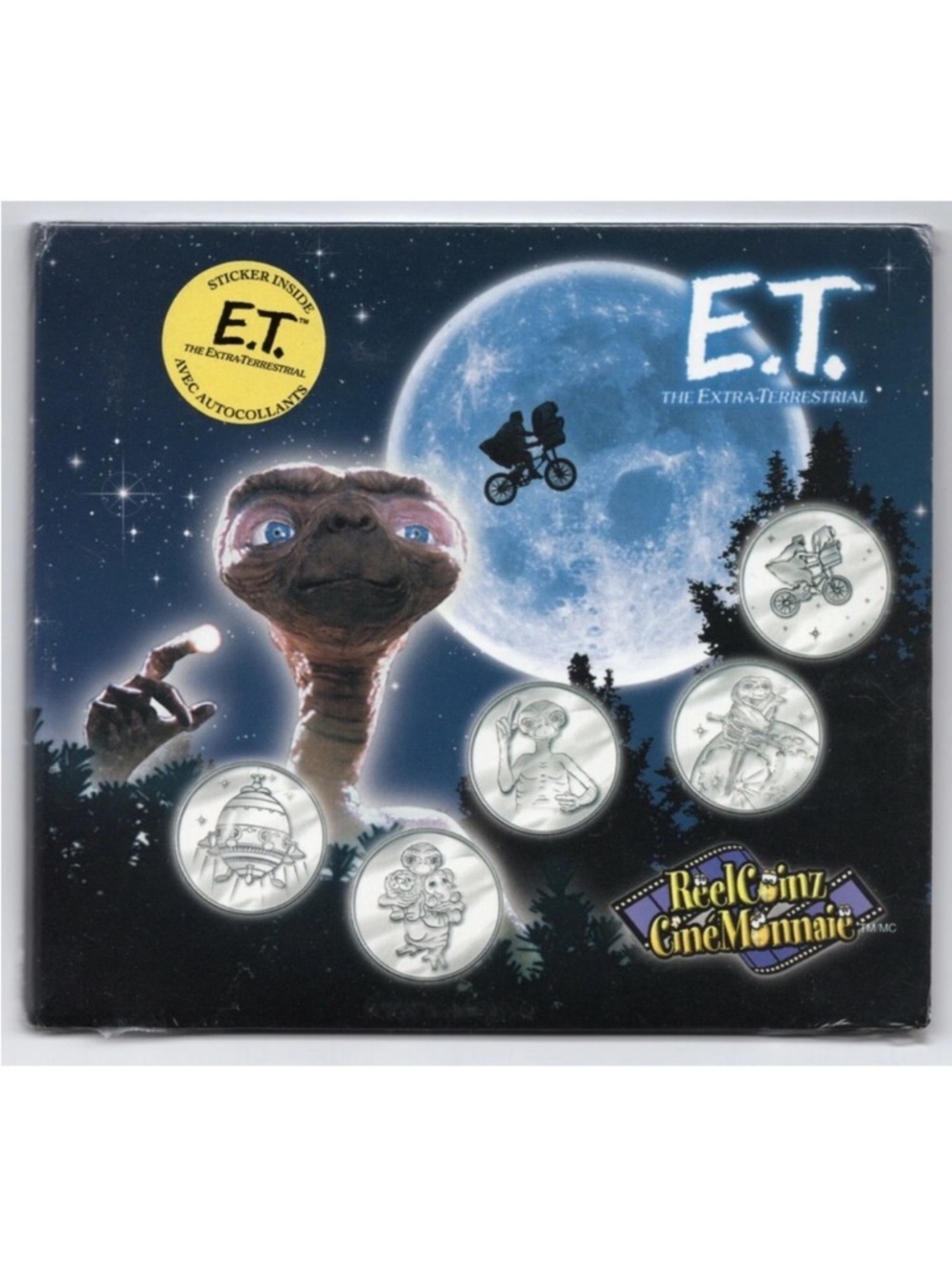 E.T. The Extra Terrestrial Movie 2002 Canada Reel Sealed Coin Set